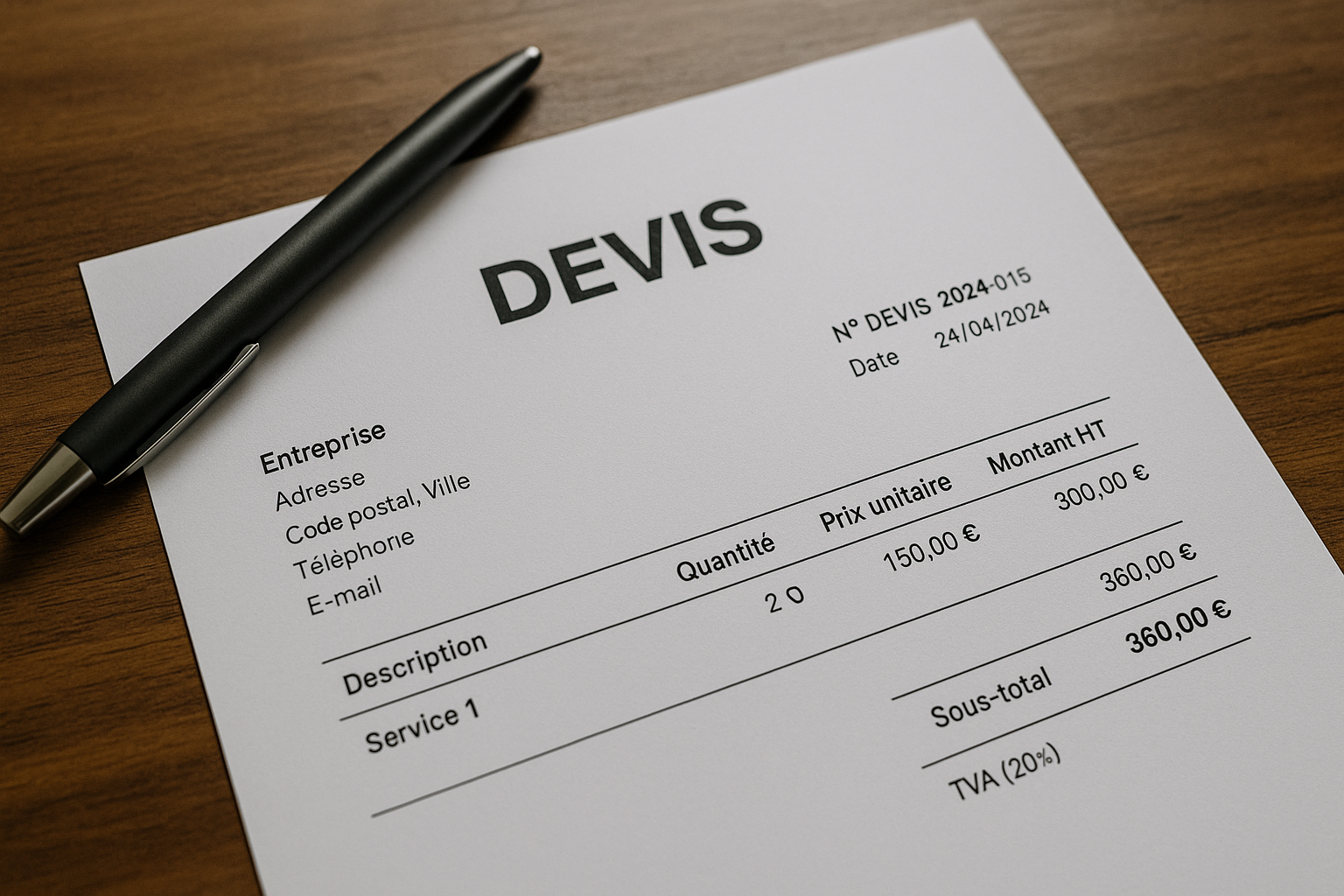Lire la suite à propos de l’article Créer un devis professionnel qui impressionne vos clients
